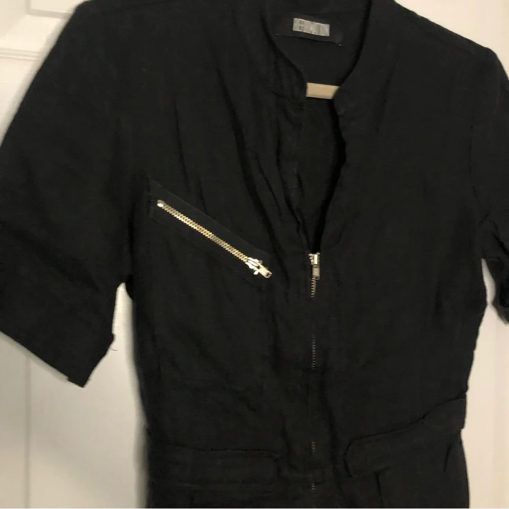 Reformation Flawed Linen Zip Jumpsuit